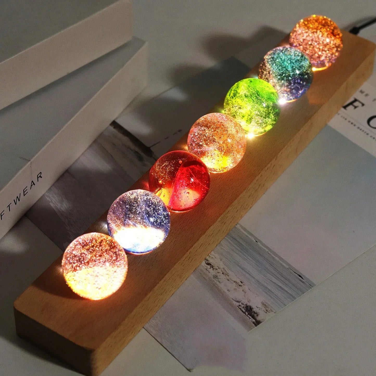 7 Chakras Sphere Lamp - INEUMALL